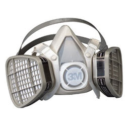3M™ 5000 Series Half Facepiece Respirators, Medium, Organic Vapors (142-5201)