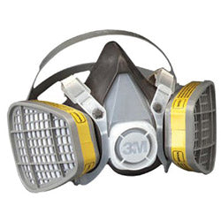 3M™ 5000 Series Half Facepiece Respirators, Large, Organic Vapors/Acid Gases (142-5303)