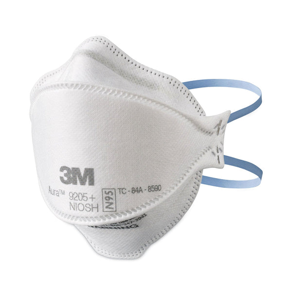 3M™ Aura™ Series N95 Particulate Disposable Respirator, 9205+, Non-Oil Based Particles, 440 EA/CA (142-9205BULK)
