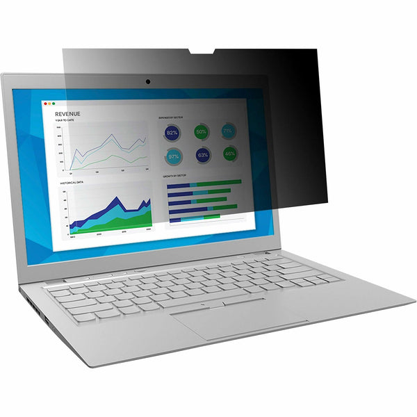 3M™ Bright Screen Privacy Filter for 14" Bezel Widescreen, Fits Laptop/2-in-1, 16:9 Aspect Ratio (MMMBP140W9B)