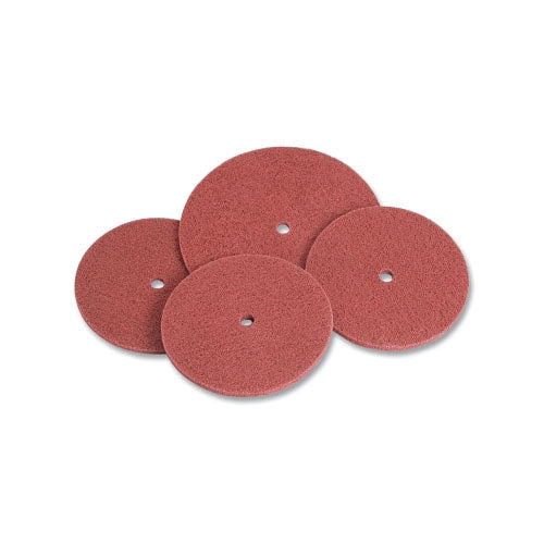 3M™ Buff and Blend HP Disc, 6 in x 1/2 in, Very Fine, Aluminum Oxide, 3600 rpm, Red (405-051115-32516)