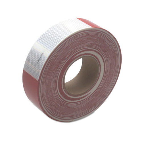 3M™ Diamond Grade Conspicuity Marking Roll, 2 in X 150 ft, Red/White (405-051138-67535)