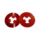 3M™ Disc Pad Face Plate, Ribbed Retainer Nut, 5 in dia, Extra Hard, Red (405-051144-81732)