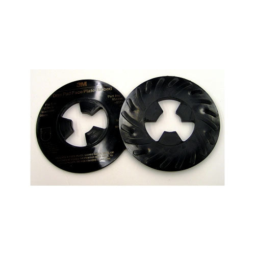 3M™ Disc Pad Face Plates, 5 in Dia, Hard, Black (405-051144-81733)