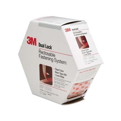 3M™ Dual Lock Reclosable Fasteners, Polypropylene, 2/Pk (405-051131-06463)