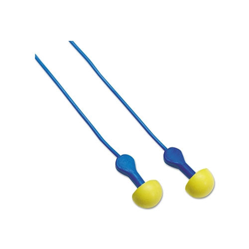 3M™ E-A-R™ Express™ Pod Plugs™ Earplug, Blue/Yellow, Corded (247-311-1127)