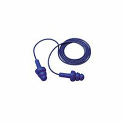 3M™ E-A-R Ultrafit Earplugs, Elastomeric Polymer, Blue, Corded (247-340-4017)