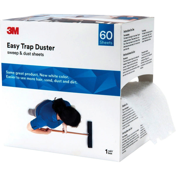 3M™ Easy Trap Duster, 8" x 30ft, White, 60 Sheets/Box, 8 Boxes/Carton (MMM59152WCT)