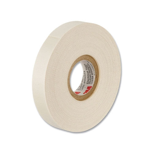 3M™ Glass Cloth Electrical Tape 27, 3/4 in x 66 ft, White (500-150749)