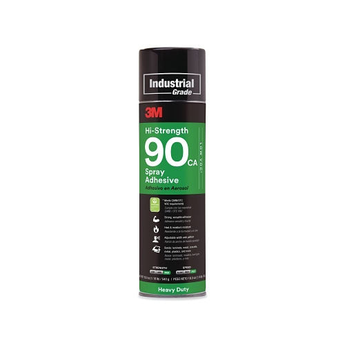 3M™ Hi-Strength 90 CA Spray Adhesives, 24 oz Aerosol Can, Clear (405-051111-97957)