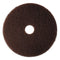 3M™ Low-Speed High Productivity Floor Pad 7100, 13" Diameter, Brown, 5/Carton (MMM08441)