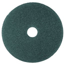 3M™ Low-Speed High Productivity Floor Pads 5300, 12" Diameter, Blue, 5/Carton (MMM08405)