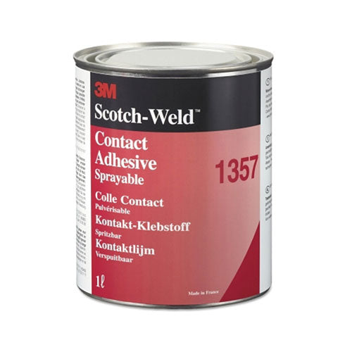 3M™ Neoprene High Performance Contact Adhesive 1357, 1 qt, Can, Gray-Green (405-021200-19892)