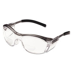 3M™ Nuvo Reader Protective Eyewear, +2.0 Diopter, Clear Anti-Fog Lens, Gray Frame (247-11435-00000-20)