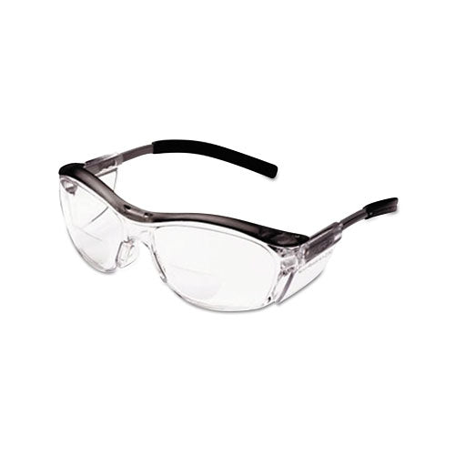 3M™ Nuvo Reader Protective Eyewear, +2.5 Diopter, Clear Anti-Fog Lens, Gray Frame (247-11436-00000-20)