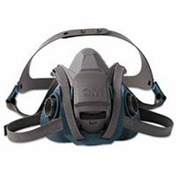 3M™ Rugged Comfort Quic-Latch Half-Facepiece Reusable Respirator, Medium (142-6502QL)