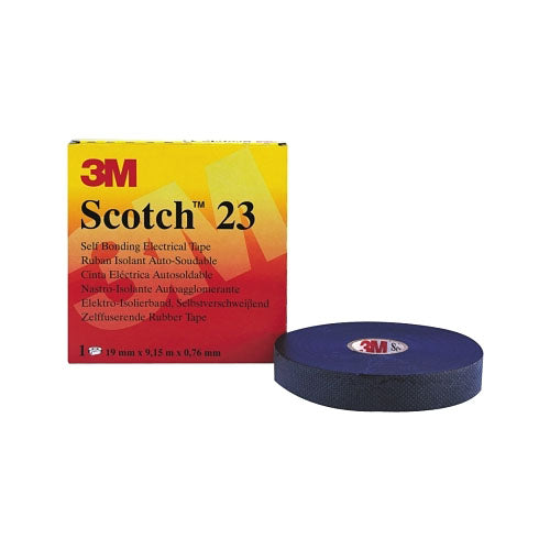 3M™ Scotch® Rubber Splicing Tapes 23, 20 ft x 3/4 in, Black (500-150251)