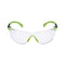 3M™ Solus™ 1000 Series Protective Eyewear, Clear Lens, Polycarbonate, Anti-Fog, Anti-Scratch, Green/Black Frame (247-S1201SGAF)