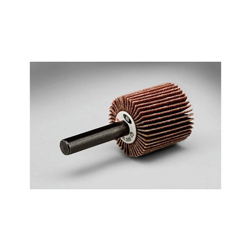 3M™ Spindle Mounted Flap Wheels, 1 in Dia., 1 in Thick, 60 Grit, Aluminum Oxide (405-051144-35475)