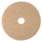 3M™ Ultra High-Speed Natural Blend Floor Burnishing Pads 3500, 21" Diameter, Tan, 5/Carton (MCO19009)