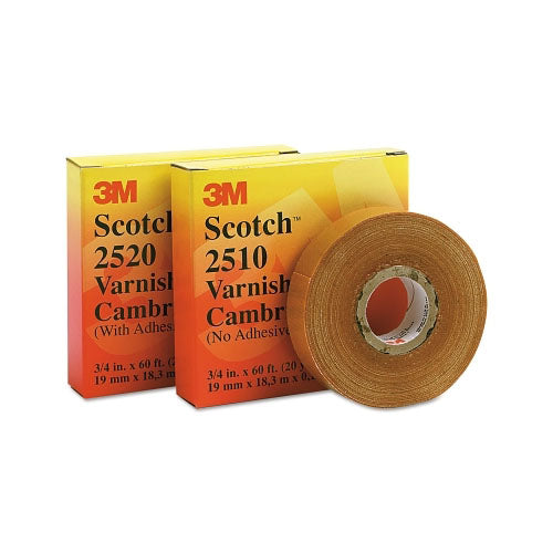 3M™ Varnished Cambric Tape 2510, 1 in x 36 yd, Yellow (500-106876)