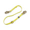 3M™ Web Adjustable Positioning Lanyard, 6ft, Snap Hook Connection, 310lb Cap, Yellow (098-1231016)