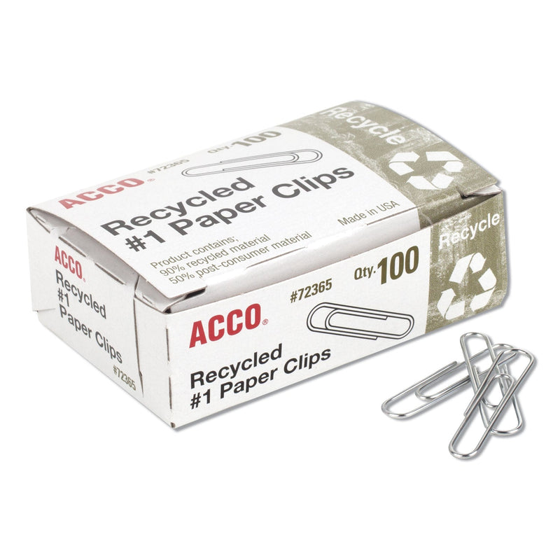 ACCO Recycled Paper Clips,