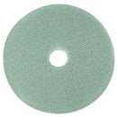 3M™ Ultra High-Speed Floor Burnishing Pads 3100, 19" Diameter, Aqua, 5/Carton (MMM08752)