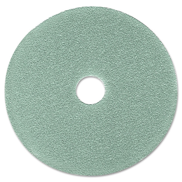 3M™ Ultra High-Speed Floor Burnishing Pads 3100, 19" Diameter, Aqua, 5/Carton (MMM08752)