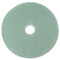 3M™ Ultra High-Speed Floor Burnishing Pads 3100, 19" Diameter, Aqua, 5/Carton (MMM08752)