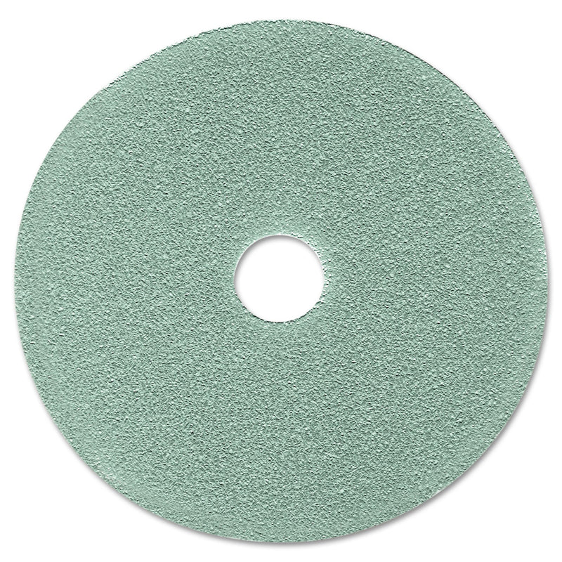 3M™ Ultra High-Speed Floor Burnishing Pads 3100, 19" Diameter, Aqua, 5/Carton (MMM08752)