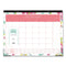 Blue Sky® Day Designer Peyton Desk Pad Calendar, Floral Artwork, 22 x 17, Black Binding, Clear Corners, 12-Month (Jan to Dec): 2025 (BLS103631)