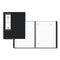 Blue Sky® Aligned Business Notebook, 1-Subject, Meeting-Minutes/Notes Format with Narrow Rule, Black Cover, (78) 11 x 8.5 Sheets (BLS121454)