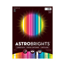 Astrobrights® Color Cardstock, 65 lb, 8.5 x 11, Assorted Colors, 100/Pack (WAU91398)