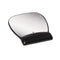 3M™ Antimicrobial Gel Large Mouse Pad with Wrist Rest, 9.25 x 8.75, Black (MMMMW310LE)