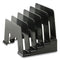 Officemate Recycled Incline Mail Sorter, 5 Sections, Envelopes, 8 x 5.5 x 6, Black (OIC26002)