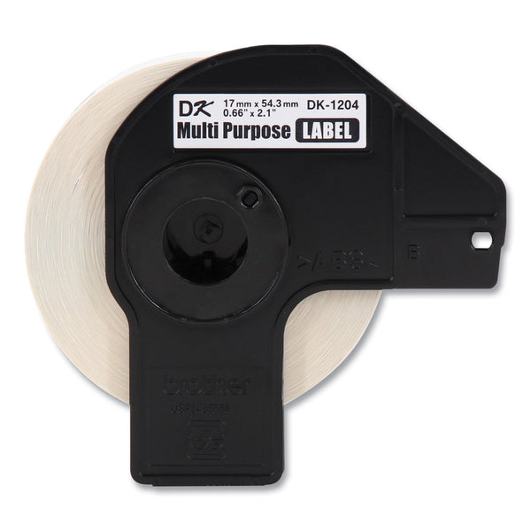 Brother Die-Cut Multipurpose Labels, 0.66 x 3.4, White, 400/Roll, 3 Rolls/Pack (BRTDK12043PK)