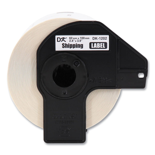 Brother Die-Cut Shipping Labels, 2.4 x 3.9, White, 300/Roll, 24 Rolls/Pack (BRTDK120224PK)
