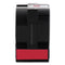 Brother TZe Standard Adhesive Laminated Labeling Tape, 1.4" x 26.2 ft, Black on Red (BRTTZE461CS)
