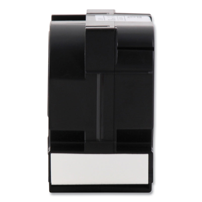 Brother TZe Standard Adhesive Laminated Labeling Tape, 1.4" x 26.2 ft, Black on Matte White (BRTTZEM261)