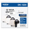 Brother Die-Cut Name Badge Labels, 2.3 x 3.4, White, 260/Roll, 3 Rolls/Pack (BRTDK12343PK)
