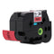 Brother TZe Standard Adhesive Laminated Labeling Tape, 1.4" x 26.2 ft, Black on Red (BRTTZE461CS)