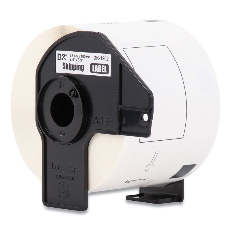 Brother Die-Cut Shipping Labels, 2.4 x 3.9, White, 300/Roll, 24 Rolls/Pack (BRTDK120224PK)