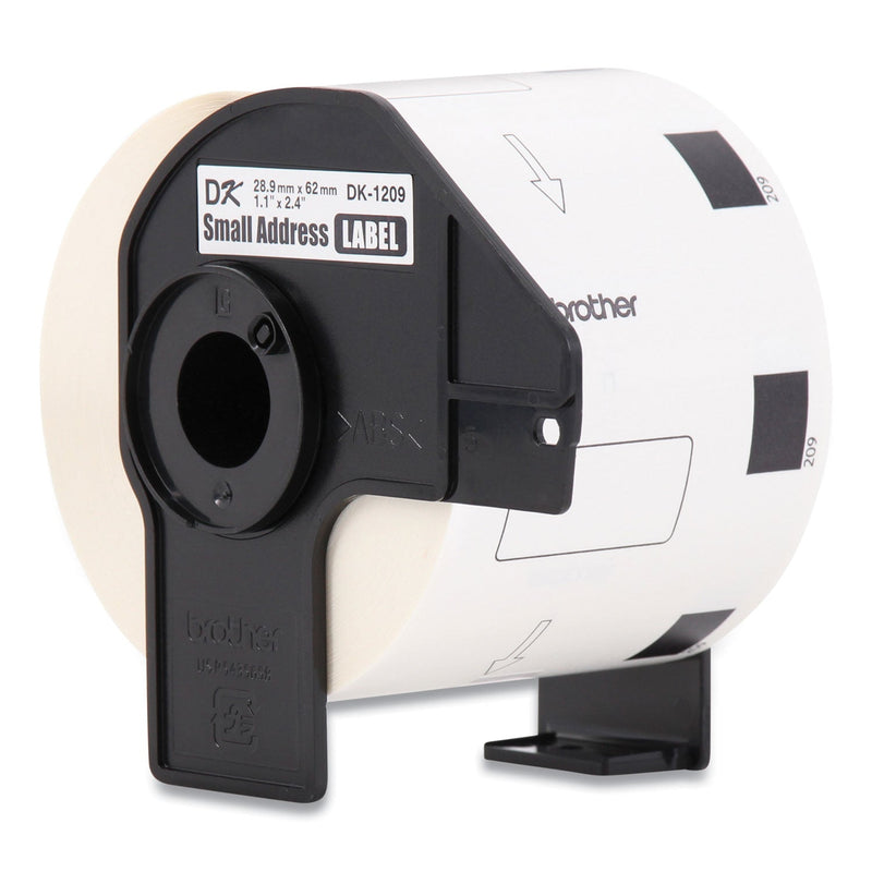 Brother Die-Cut Address Labels, 1.1 x 2.4, White, 800/Roll, 24 Rolls/Pack (BRTDK120924PK)
