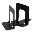 Officemate Steel Bookends, Nonskid, 4.75 x 5.13 x 5, Black, 1 Pair (OIC93001)