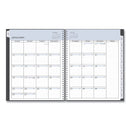 Blue Sky® Passages Appointment Planner, 11 x 8.5, Charcoal Cover, 12-Month (Jan to Dec): 2025 (BLS100009)