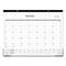 Blue Sky® Enterprise Desk Pad, Geometric Artwork, 22 x 17, White/Gray Sheets, Black Binding, Clear Corners, 12-Month (Jan to Dec): 2025 (BLS111294)