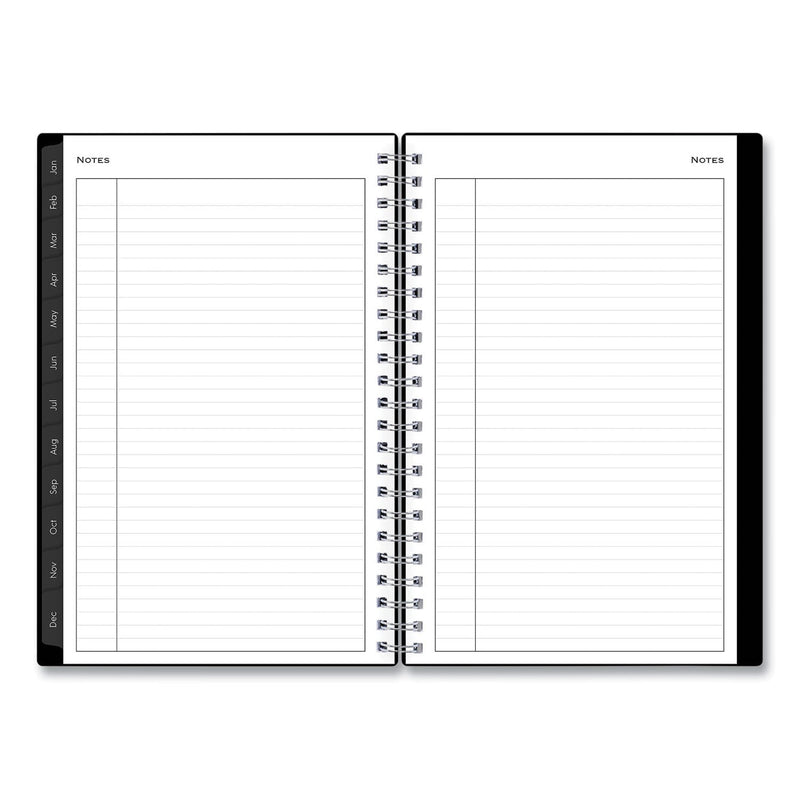 Blue Sky® Enterprise Weekly/Monthly Planner, 8 x 5, Black Cover, 12-Month (Jan to Dec): 2025 (BLS111291)