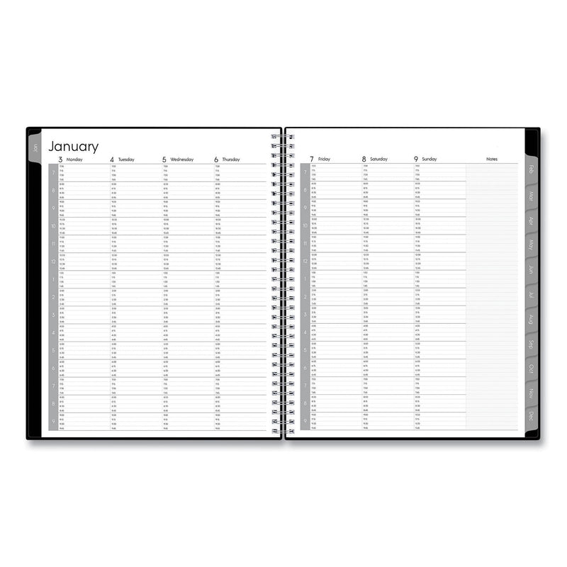 Blue Sky® Enterprise Weekly Appointment Planner, 11 x 8.5, Black Cover, 12-Month (Jan to Dec): 2025 (BLS111289)