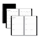 Blue Sky® Enterprise Weekly/Monthly Planner, 8 x 5, Black Cover, 12-Month (Jan to Dec): 2025 (BLS111291)